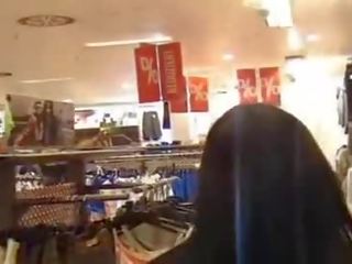 Amateur Indian Girl In Clothe Store Beautiful