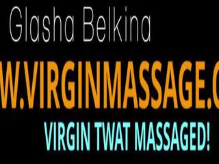 Glasha Belkina, marvelous sedusive virgin lesbian massage