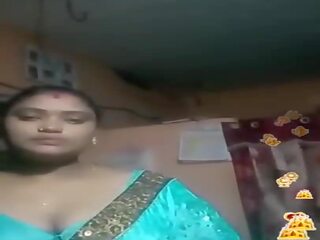 タミル語 インディアン 大きな美しい女性 青 silky blouse 生きる, セックス ビデオ 02