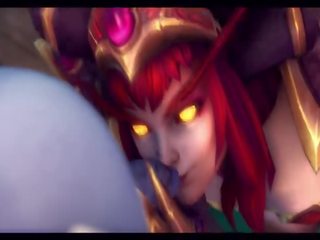 Warcraft: dia ratu oleh greatb8sfm (futa, suara)