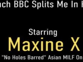 सेलेब्रिटी splits&quest; देखना maxine x मिलना torn में आधा द्वारा एक विशाल बड़ा cock&excl;