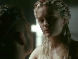 Alicia agneson e përsosur i madh bythë dhe cica (vikings s5e3)