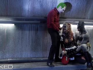 Wicked - Harley Quinn Fucks Joker & Batman: Free HD dirty video 0b