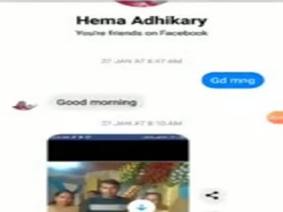 Facebookhot আন্টি hema রচনা তার নগ্ন শরীর মধ্যে facebook কল