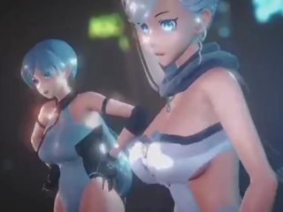 {mmd rwby} - chocolate creme ft. weiss, winter - por rwby mmd