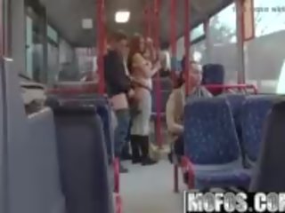 Mofos b sides - bonnie - publisks x nominālā filma pilsēta autobuss footage.