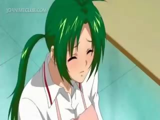 Geidulingas anime mergaitė valgymas varpa šuniškas gauna pyzda visi šlapias