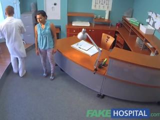 FakeHospital Patient overhears medic fucking nurse then fucks him too