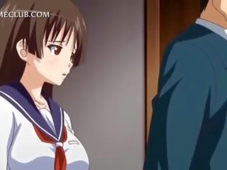 Anime meitene tvaika noplūde liels dzimumloceklis