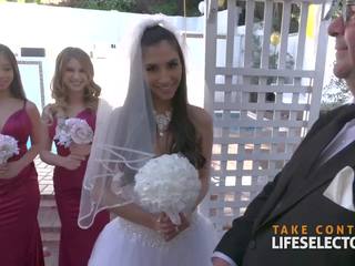 Amazing Wedding Fuck with Gianna Dior & Bridesmaids POV