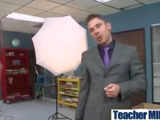 (peta jensen) veľký kolo prsia učiteľka tresk ťažký štýl s študent mov-29