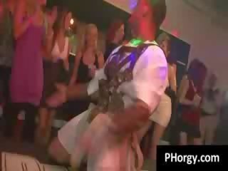 Drunk party sluts cat control their urges and start dry humping and blowing the dancers
