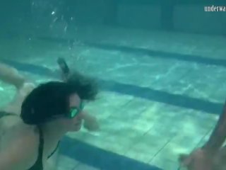 Underwater Lesbians Irina Barna and Anna Feher