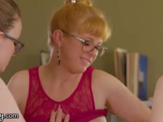 GIRLSWAY incredible Threesome at the Library with Penny Pax & Karla Kush