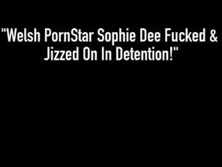 Welsh Pornstar Sophie Dee Fucked & Jizzed on in.