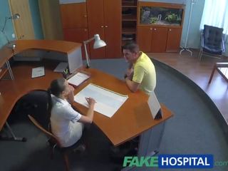 FakeHospital desirable nurse heals patient with hard office xxx film