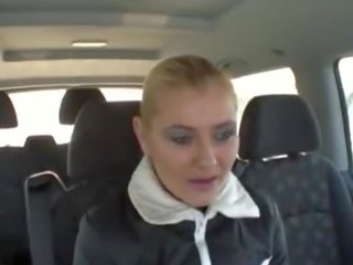 Hitchhiker slut makes it up to her drivers