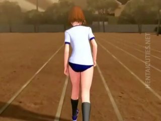Sexy 3d anime süße wird gefickt draußen