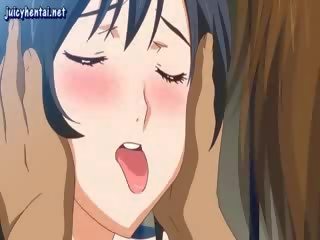 Anime tyttö kanssa sukkahousut ottaen a kova kukko